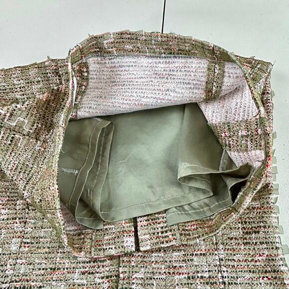 Worth New York Sheer Ribbon Zip Back Knee Length Shift Sheath 8 Dress $585 MSRP - Picture 10 of 12